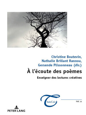 cover image of À l'écoute des poèmes